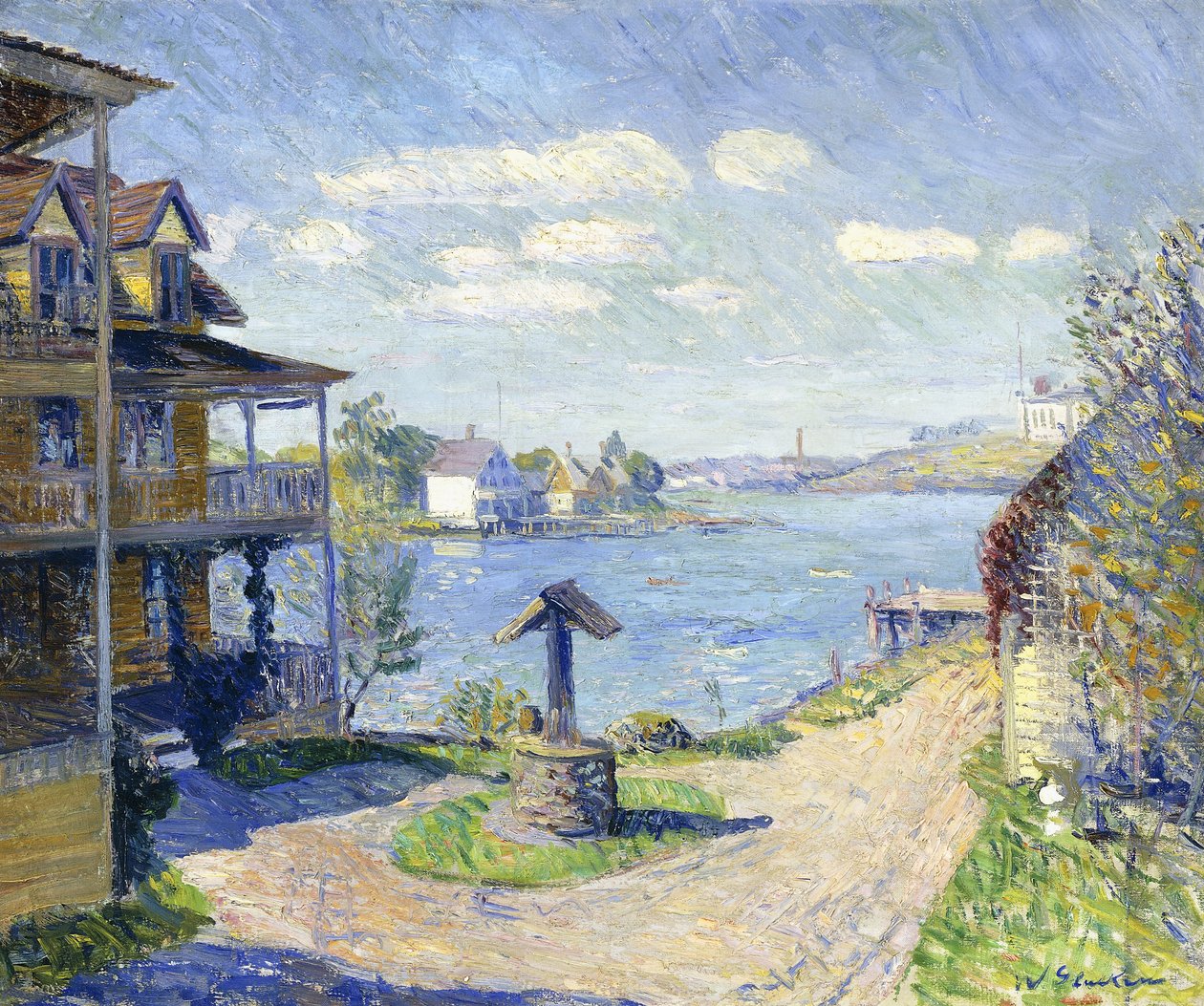 Nyári szálloda alkotó: William James Glackens