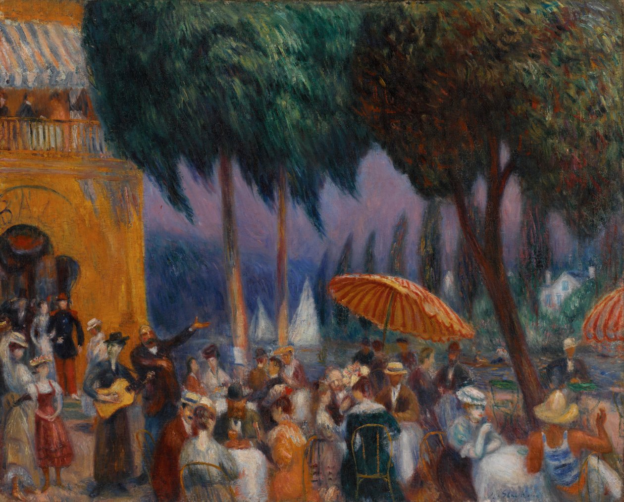 Vasárnap a Marne-on alkotó: William James Glackens