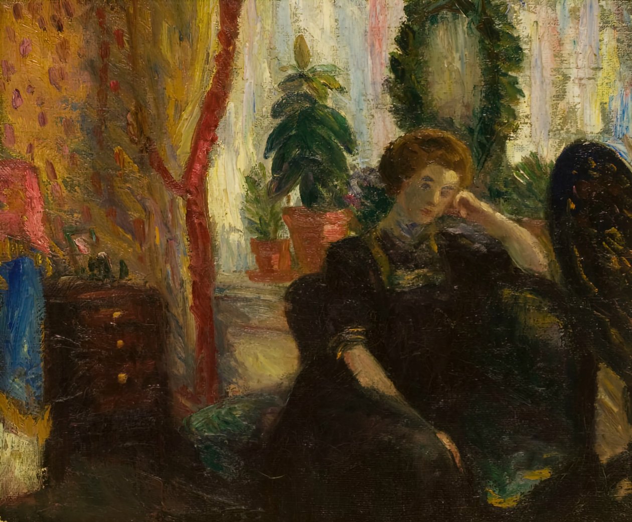 A művész felesége c. 1905. alkotó: William James Glackens