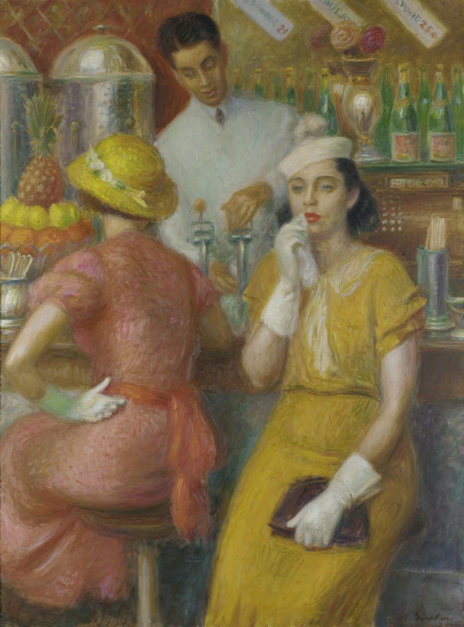 A szódakút, 1935 alkotó: William James Glackens