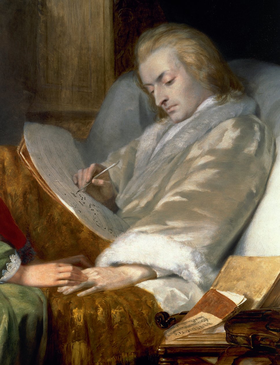 Wolfgang Amadeus Mozart (1756-1791) alkotó: William James Grant