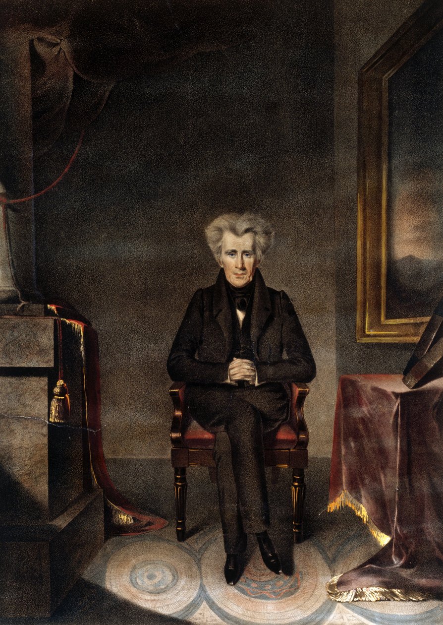 Andrew Jackson, kocsma. 1835 körül alkotó: William James Hubard