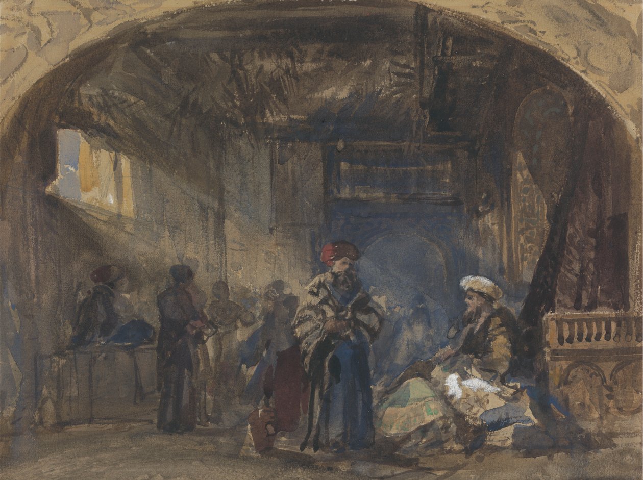 Kairói Bazár alkotó: William James Muller
