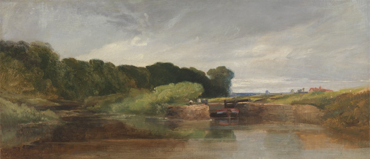 Hanham Lock az Avonon alkotó: William James Muller