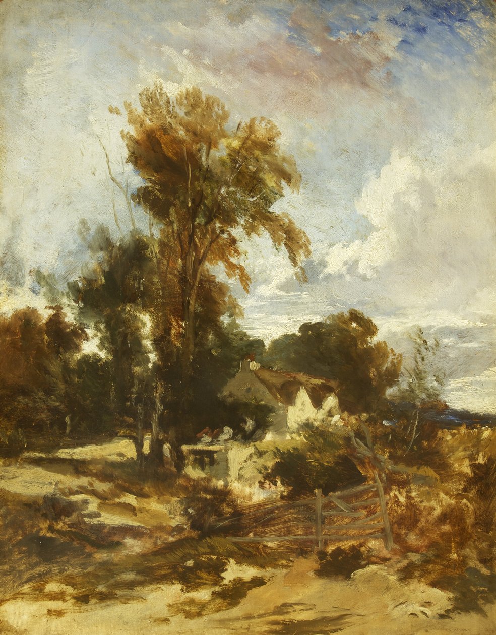Roe közelében, Észak-Walesben, valószínűleg 1842-ben (olaj, vászon) alkotó: William James Muller
