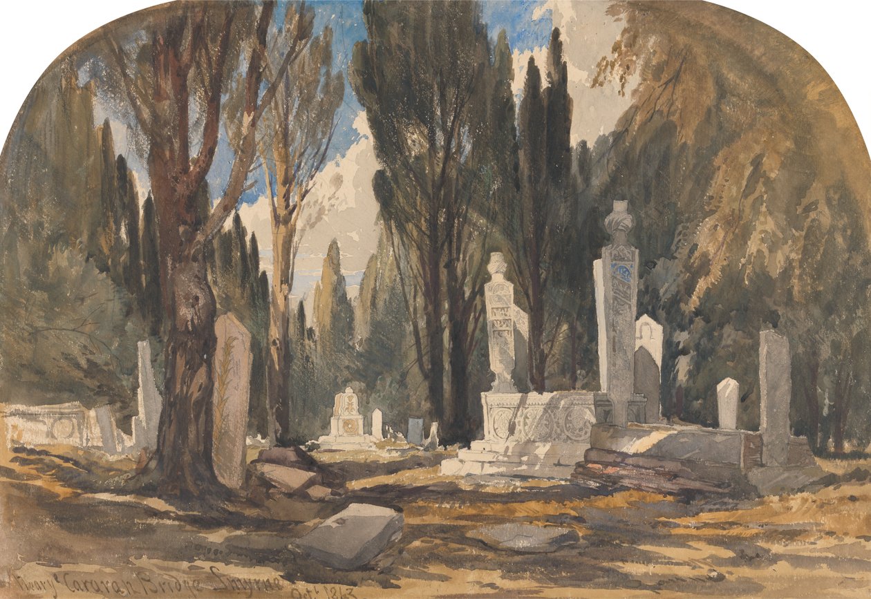A karavánhíd közelében, Szmirna alkotó: William James Muller