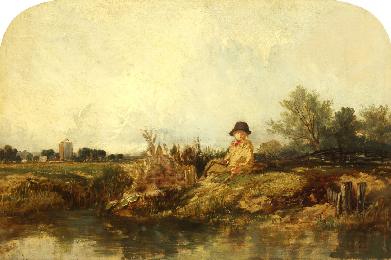A Medway-n, valószínűleg 1841 (olaj, vászon) alkotó: William James Muller