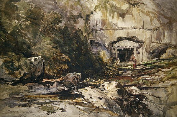 A "királyi sír" Pinarában, Lycia alkotó: William James Muller