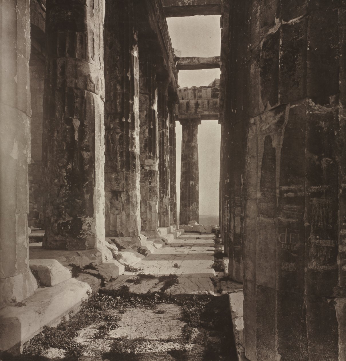 A Parthenon nyugati portikája alkotó: William James Stillman