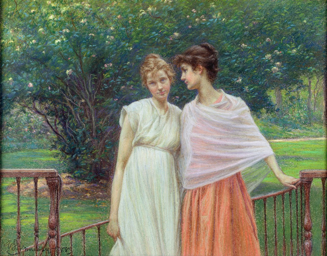 Egy titok, 1889 (pasztell papíron) alkotó: William John Hennessy