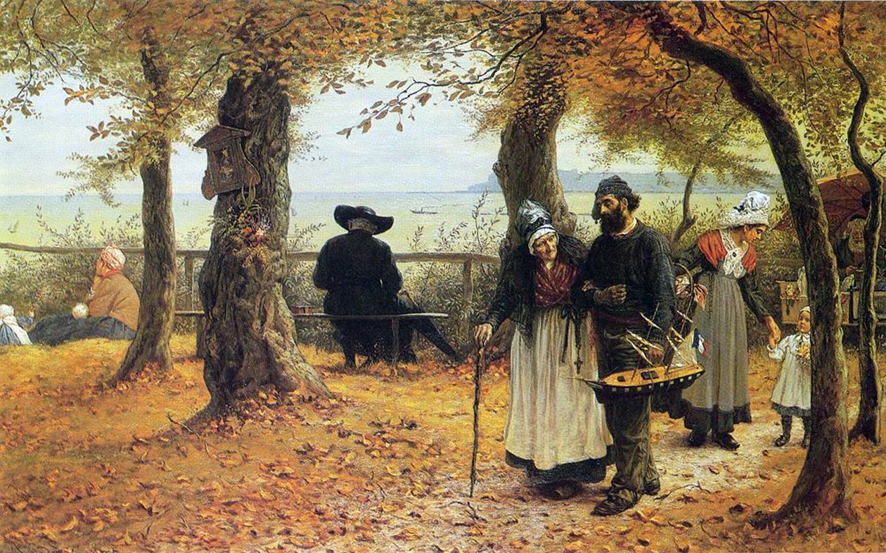 Az ex-voto behozatala az egyházba, 1875 alkotó: William John Hennessy