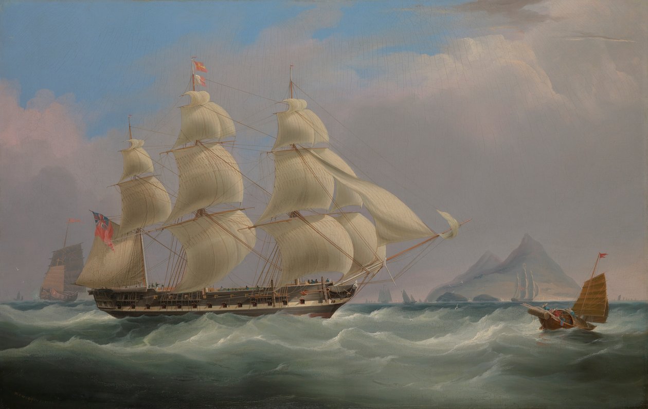 A kelet-indiai "Asia" hajó alkotó: William John Huggins