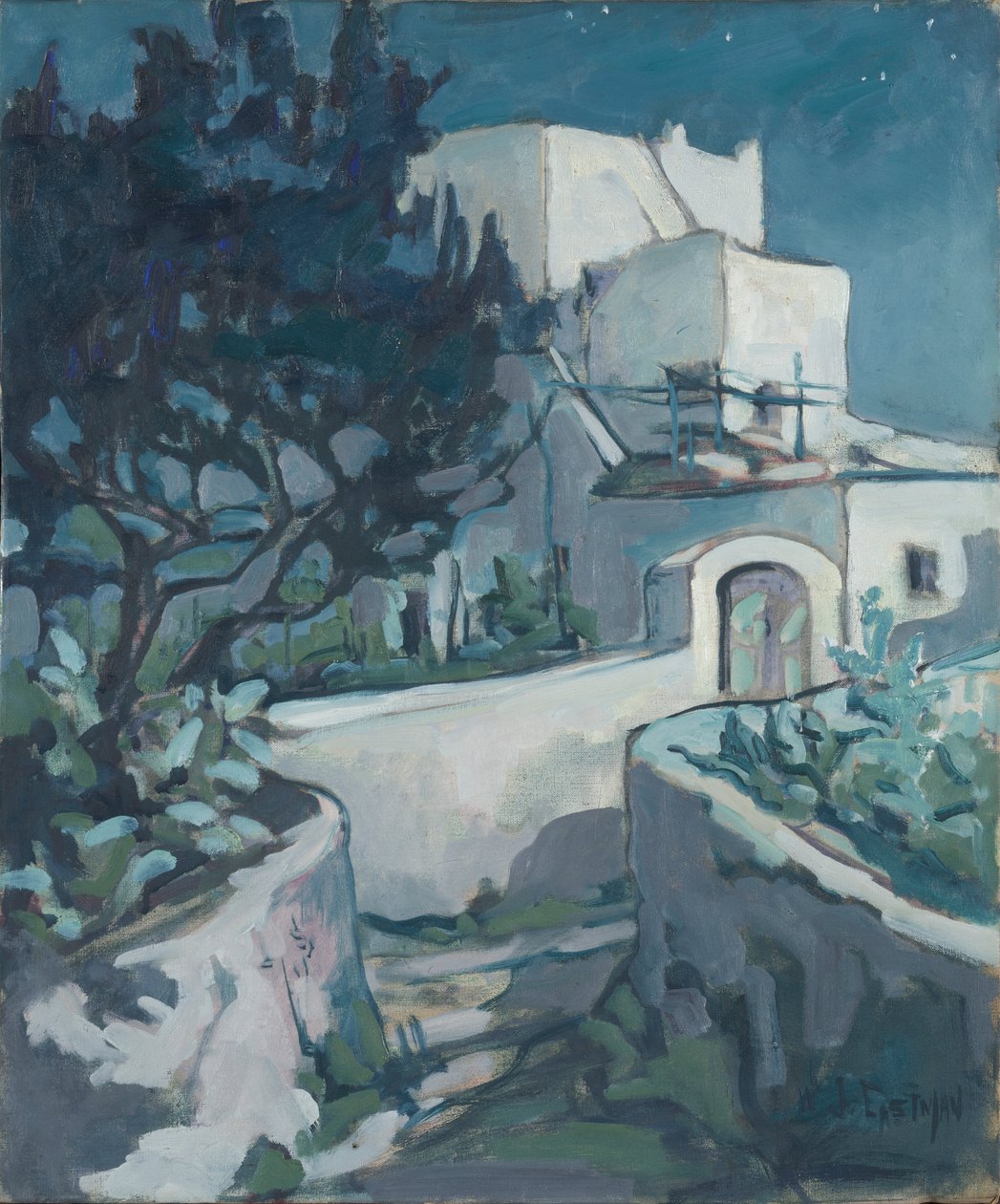Olasz éjszaka, Capri alkotó: William Joseph Eastman