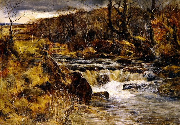 Trout Stream Walesben alkotó: William Joseph J.C. Bond