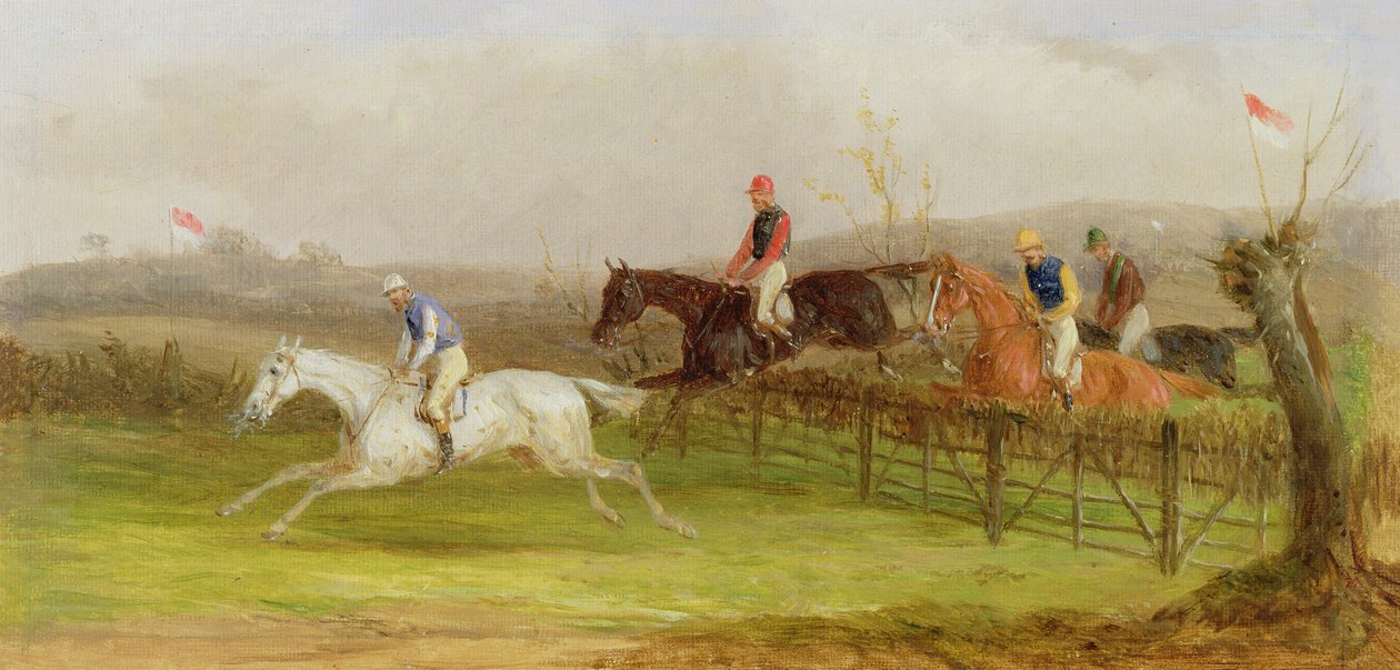 Akadályhajtás: Az akadály, 1869 alkotó: William Joseph Shayer