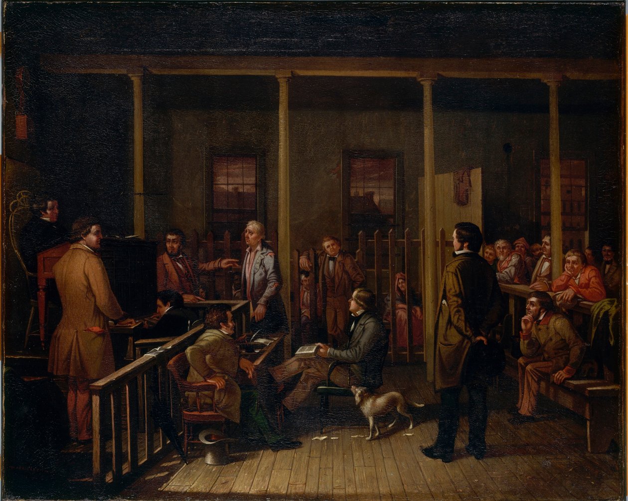 Missouri bírósági terem alkotó: William Josiah Brickey