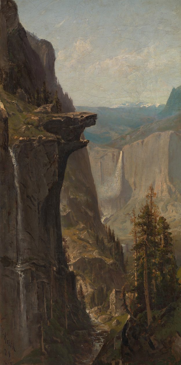 Yosemite-vízesés, a Glacier Pointból, 1879. alkotó: William Keith