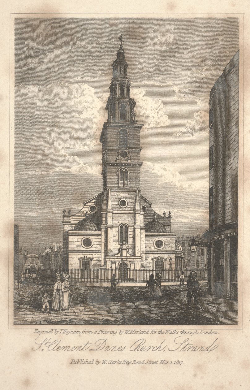 St. Clement Danes templom, Strand alkotó: William Kendall Morland