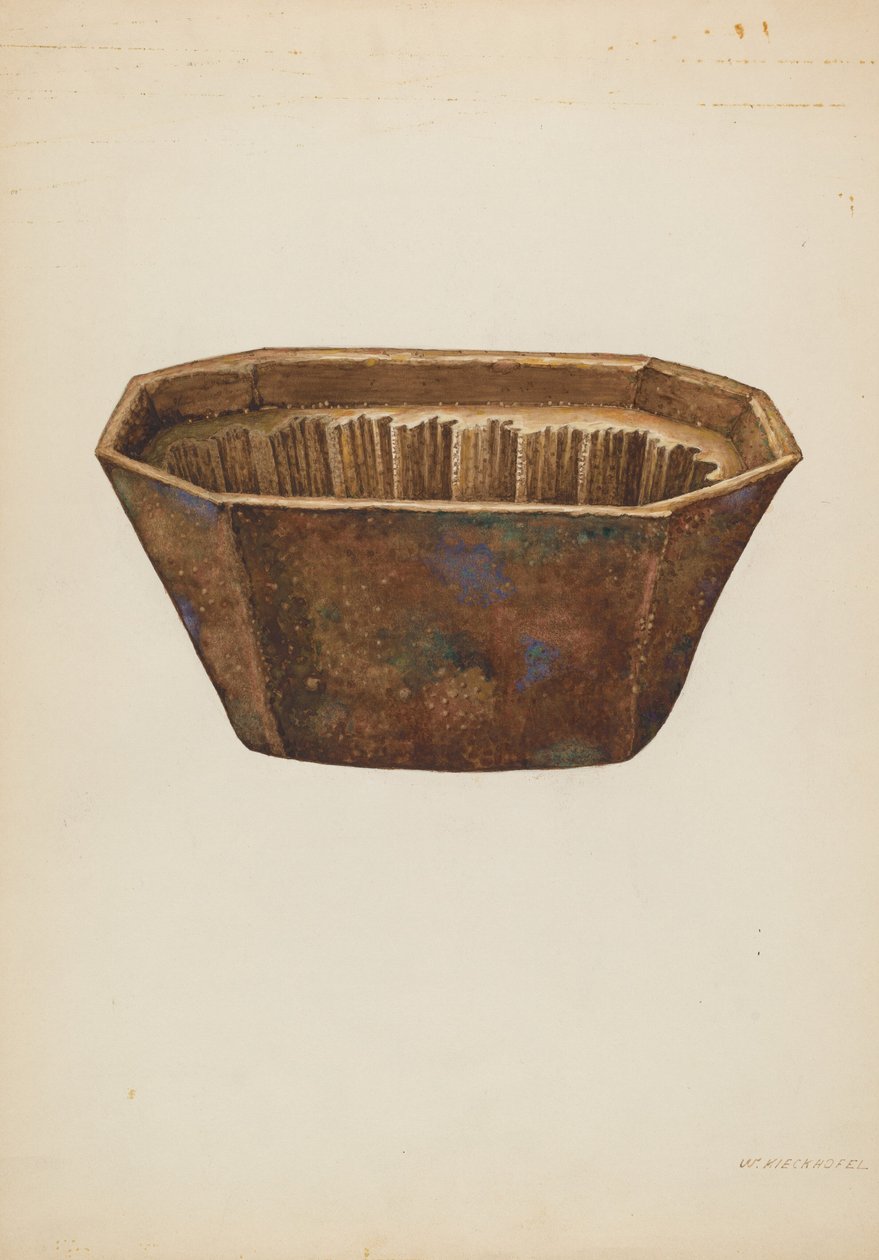 Edényforma, c. 1939. alkotó: William Kieckhofel