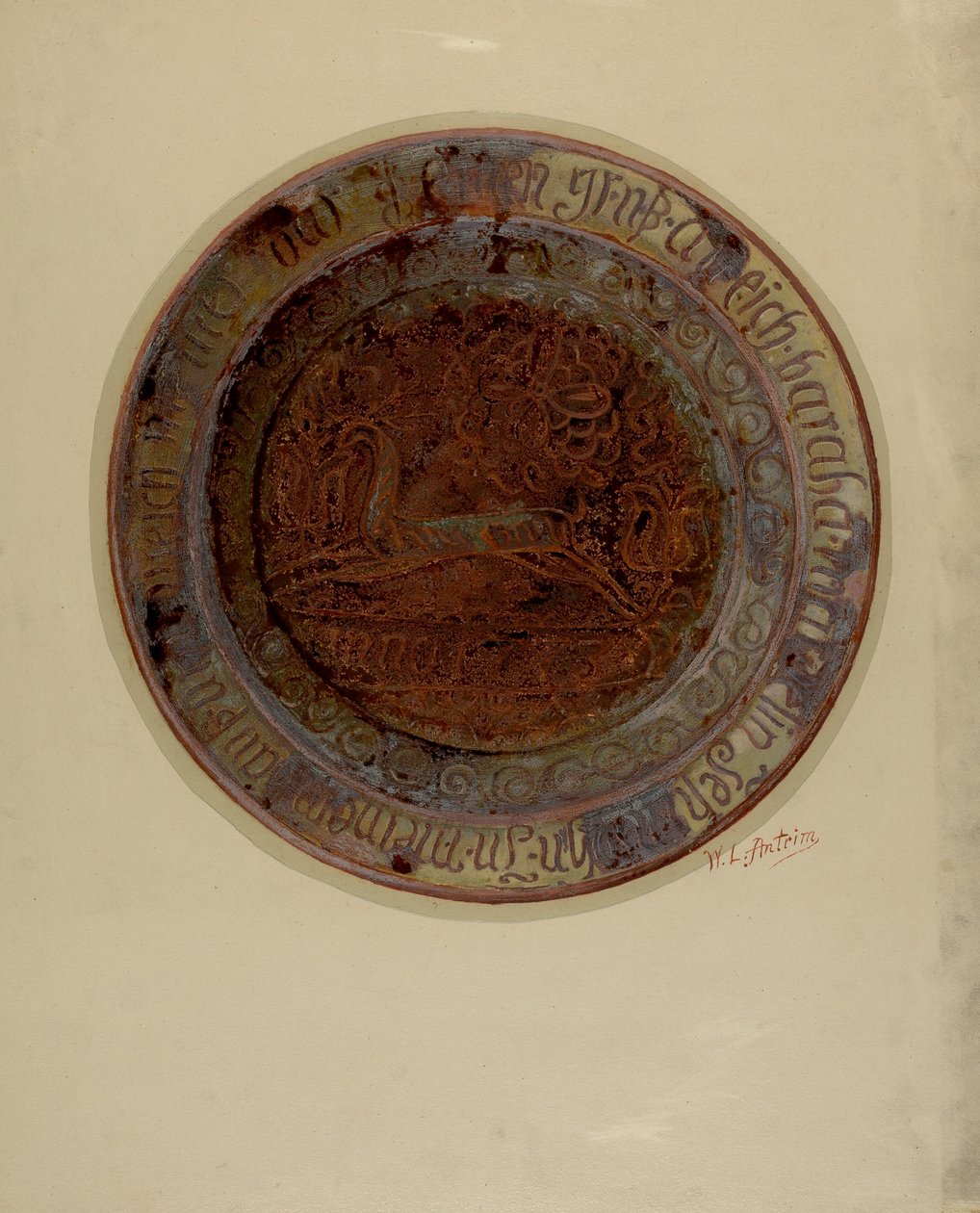 Pa. Német étel, c. 1937. alkotó: William L Antrim