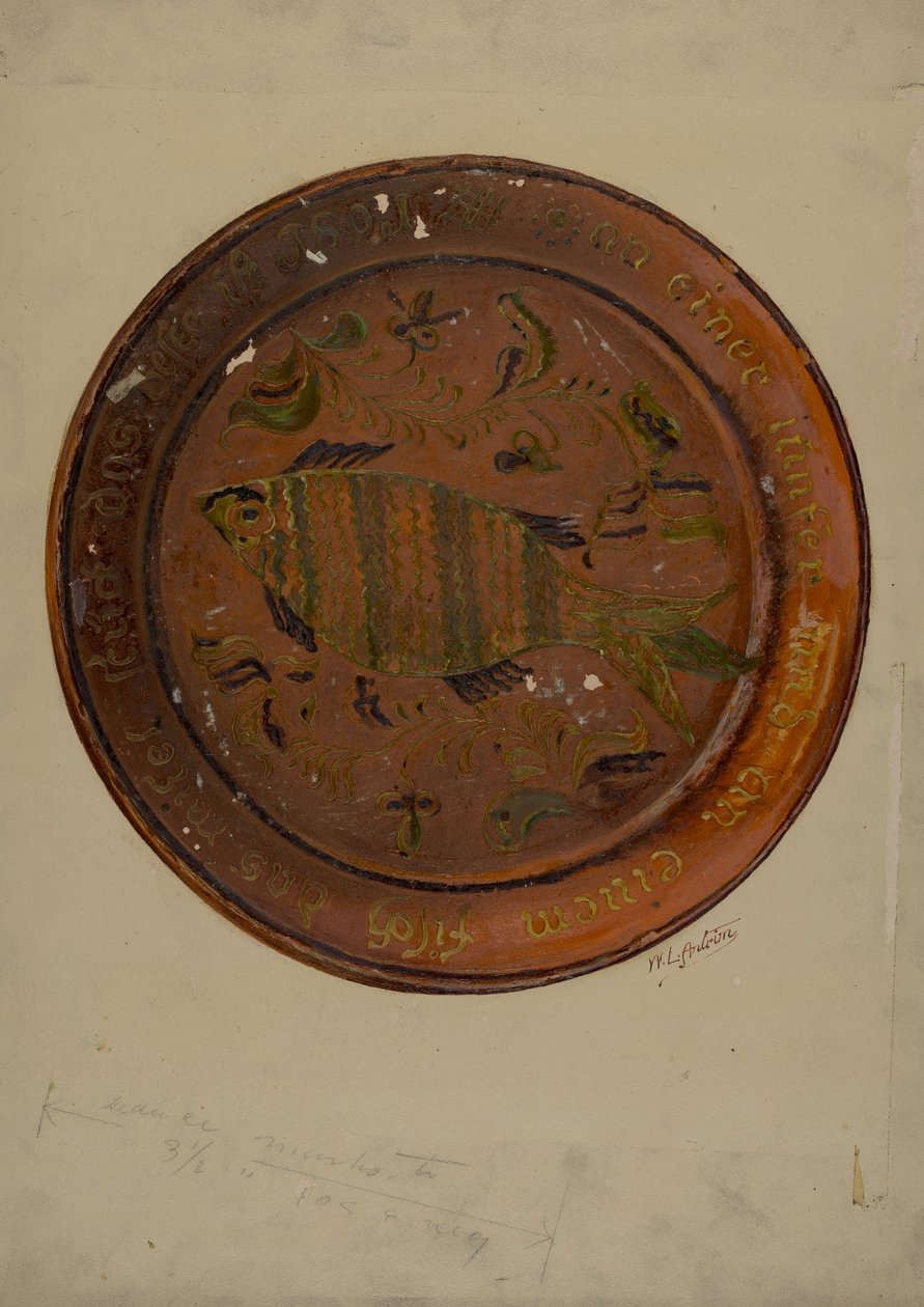Pa. Német étel, c. 1938. alkotó: William L Antrim