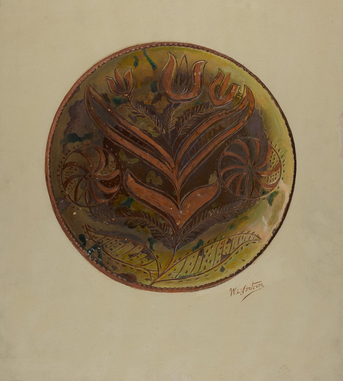 Pa. Német Tábla, c. 1937. alkotó: William L Antrim