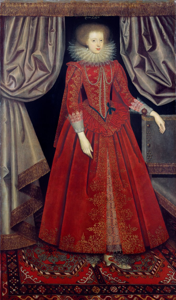 Catherine Howard, Suffolk grófnője, 1615 alkotó: William Larkin