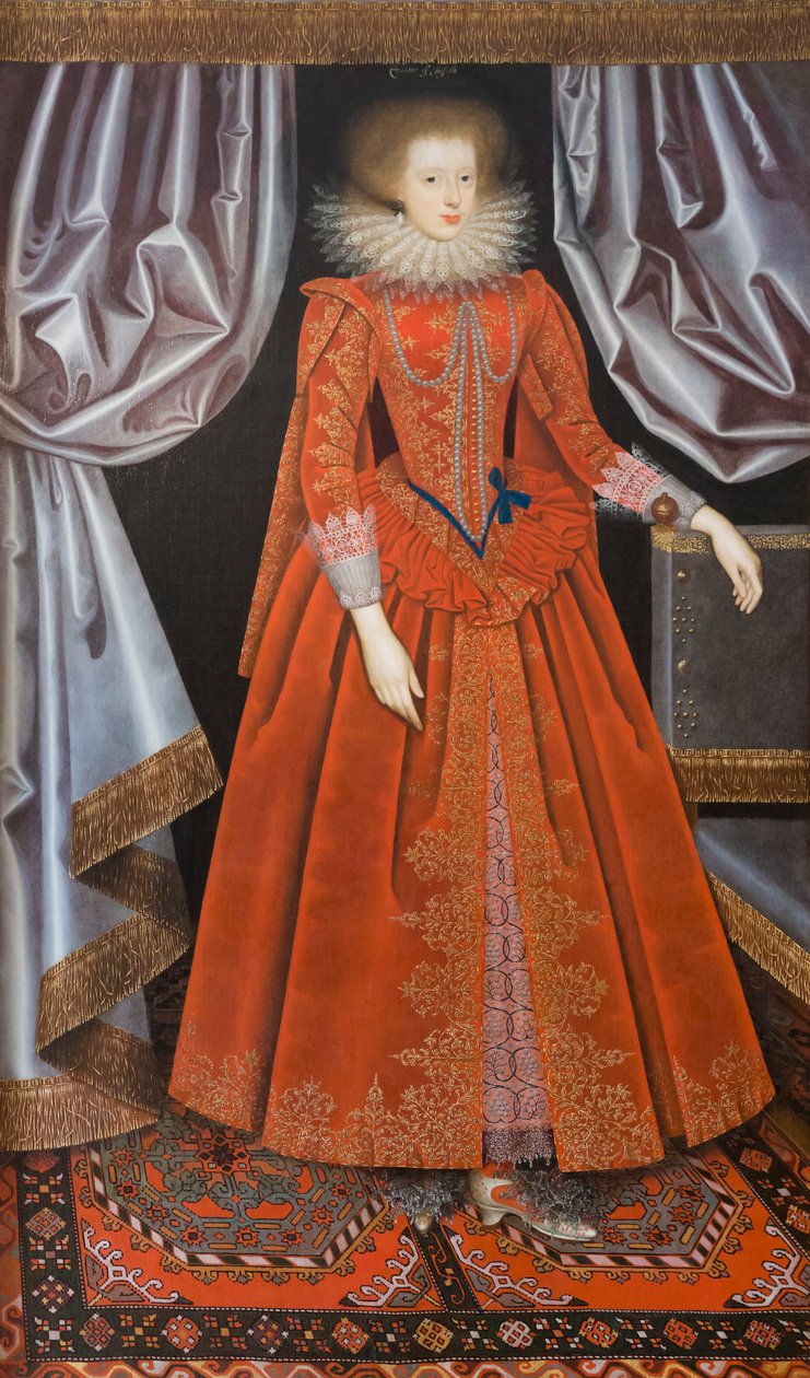 Catherine Knevet, Suffolk grófnője, 1615 körül (festmény) alkotó: William Larkin
