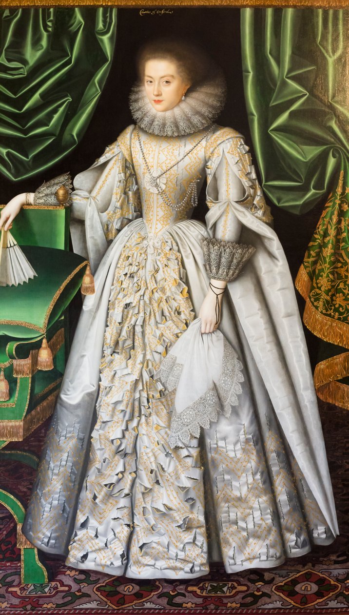 Diana Cecil, Oxford grófnője alkotó: William Larkin