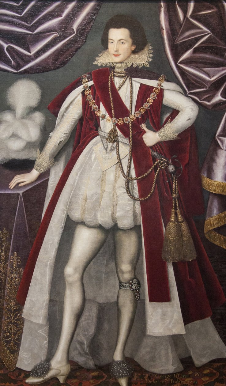 George Villiers, Buckingham első hercege 1592-1628, 1616 körül alkotó: William Larkin