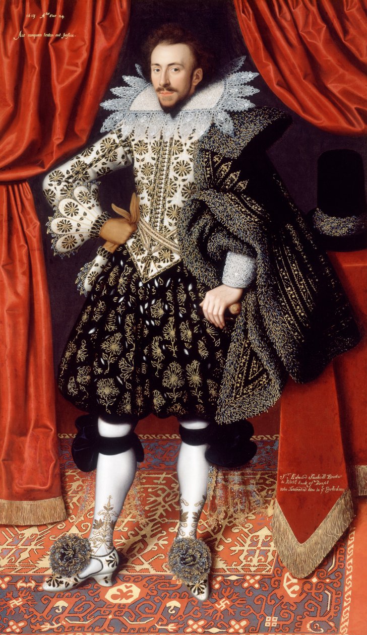 Richard Sackville 1613 körül (olaj, vászon) alkotó: William Larkin