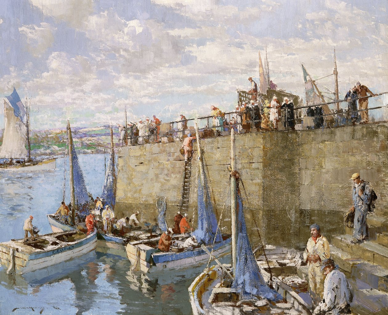 Sardine Fishers, Concarneau alkotó: William Lee Hankey