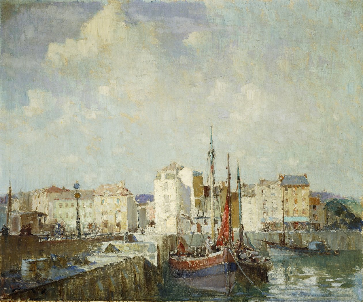A belső kikötő, Dieppe alkotó: William Lee Hankey