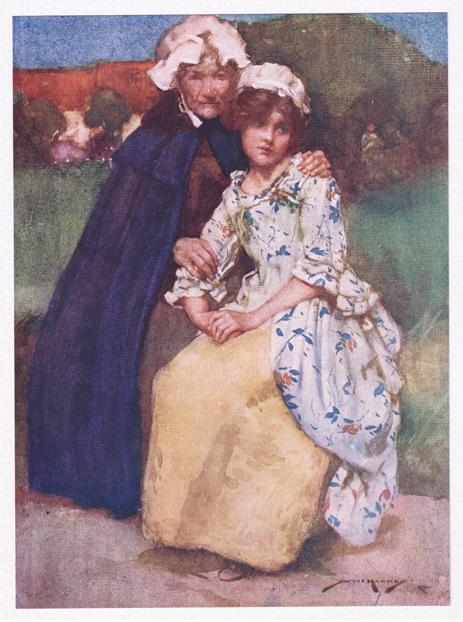 A szégyenlős szüzek oldalra nyúló szerelmi pillantásai (színes litó) alkotó: William Lee Hankey