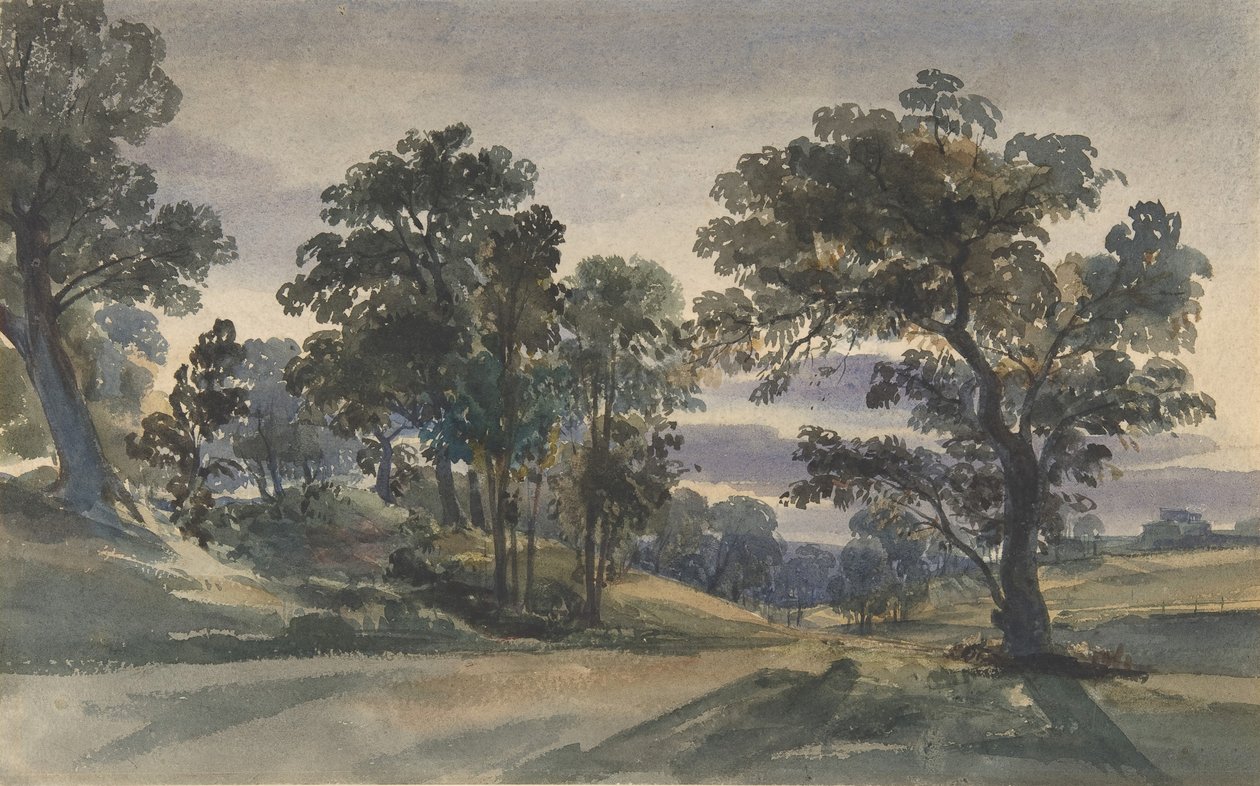 Parkland View alkonyatkor, kb. 1879. alkotó: William Leighton Leitch
