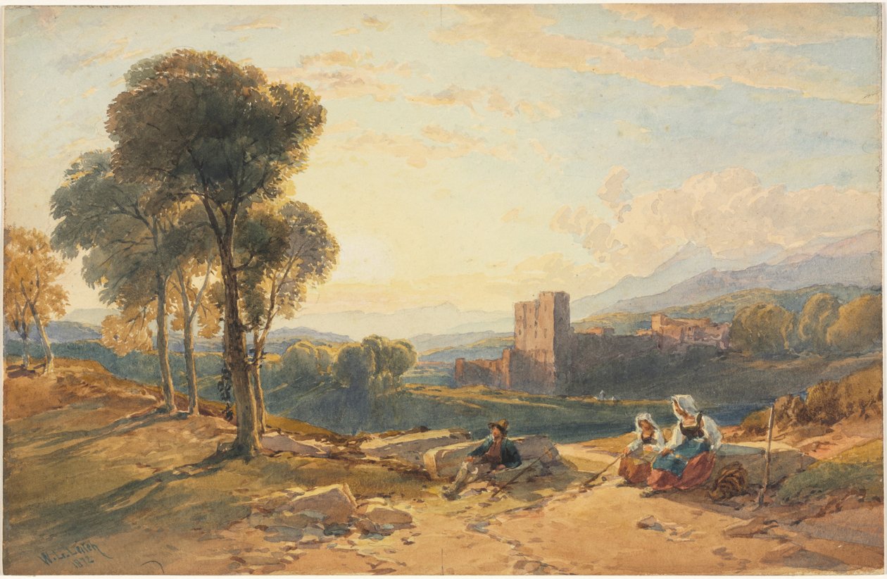 Táj, Olaszország alkotó: William Leighton Leitch