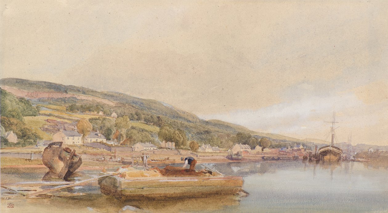 A Clyde-on, Bowling közelében alkotó: William Leighton Leitch