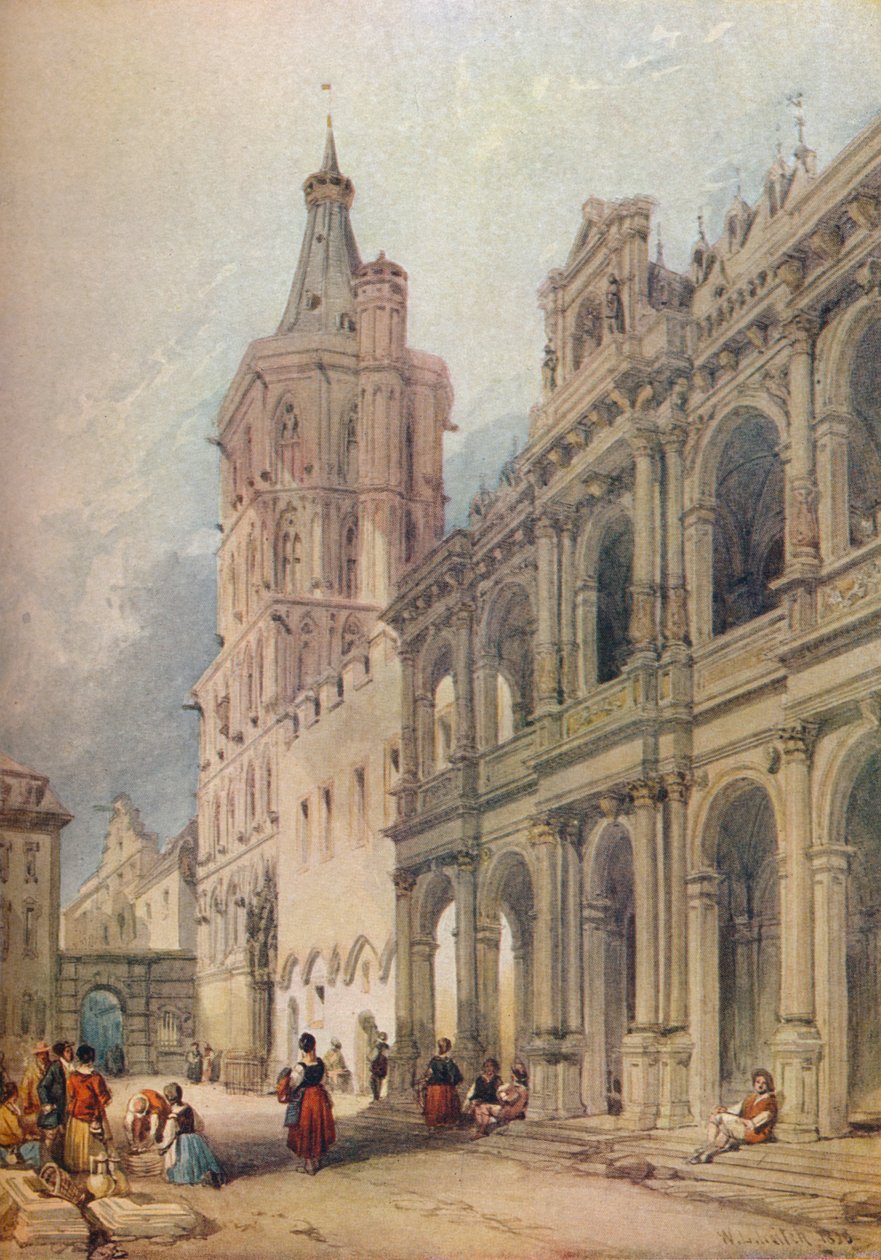 Városháza, Köln, 1841 alkotó: William Leighton Leitch