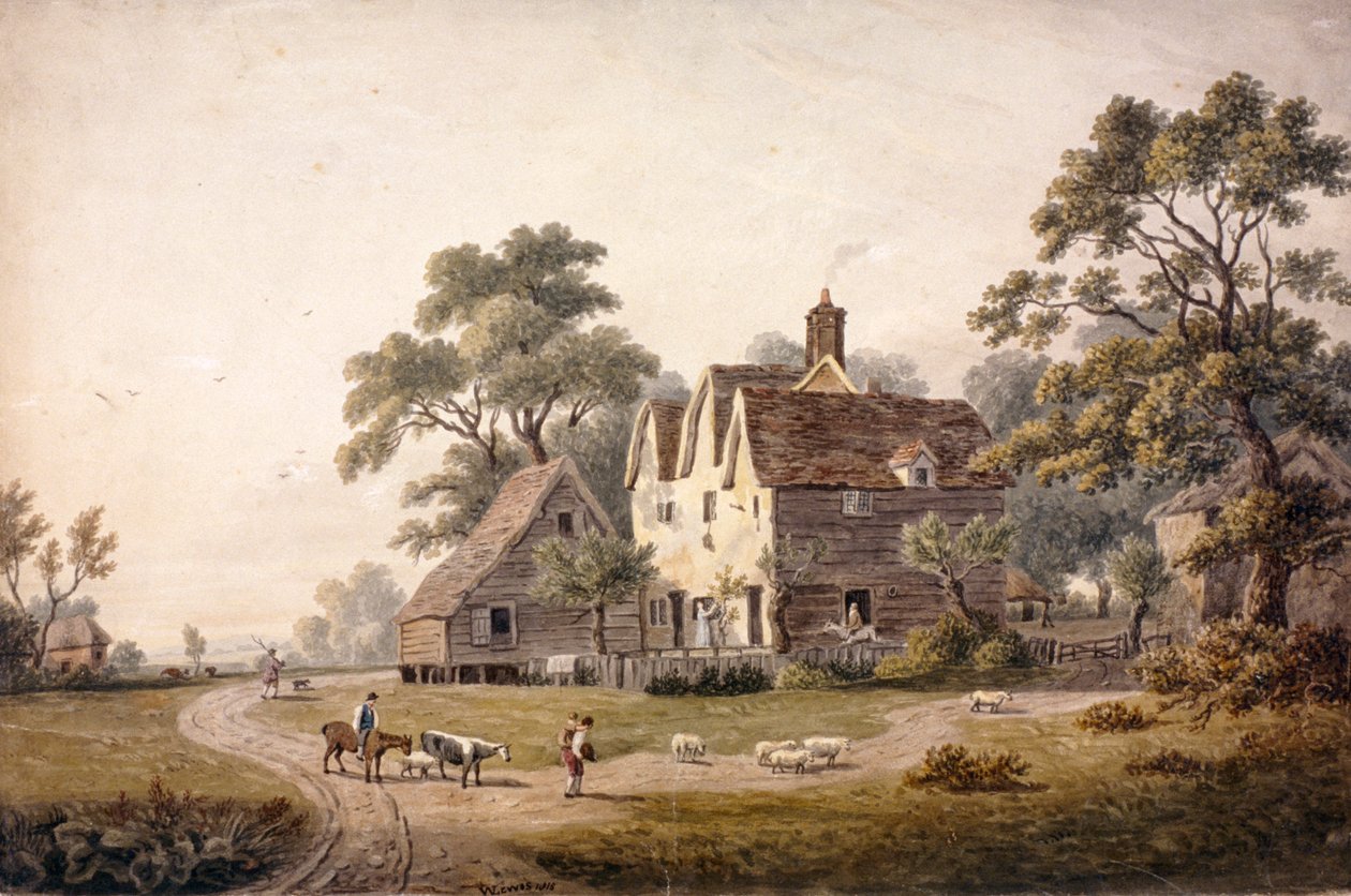 Chingford, Waltham Forest, London, 1815 alkotó: William Lewis