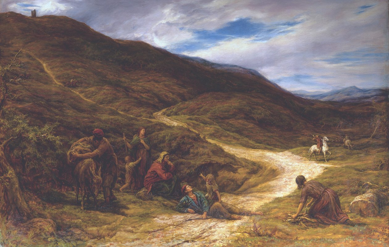 A Heath fölött "A kürt, a kürt, a buja, buja kürt" alkotó: William Linnell