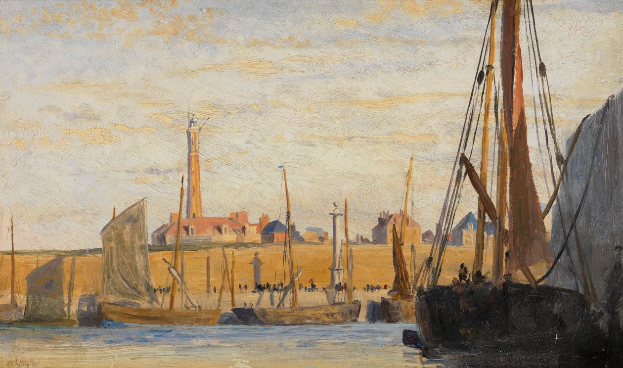 A kontinentális kikötő, 1890 alkotó: William Lionel Wyllie