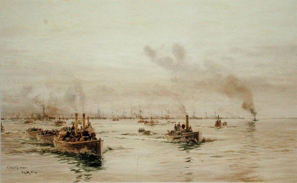 Liberty Men (akvarell papíron) alkotó: William Lionel Wyllie