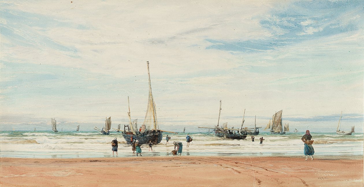 A portsmouthi hajógyár terve (Anglia) 1850-ben. Rajz és akvarell (65,5x79,5 cm), egy 1906-os összeállításból, D. Hucker (). alkotó: William Lionel Wyllie