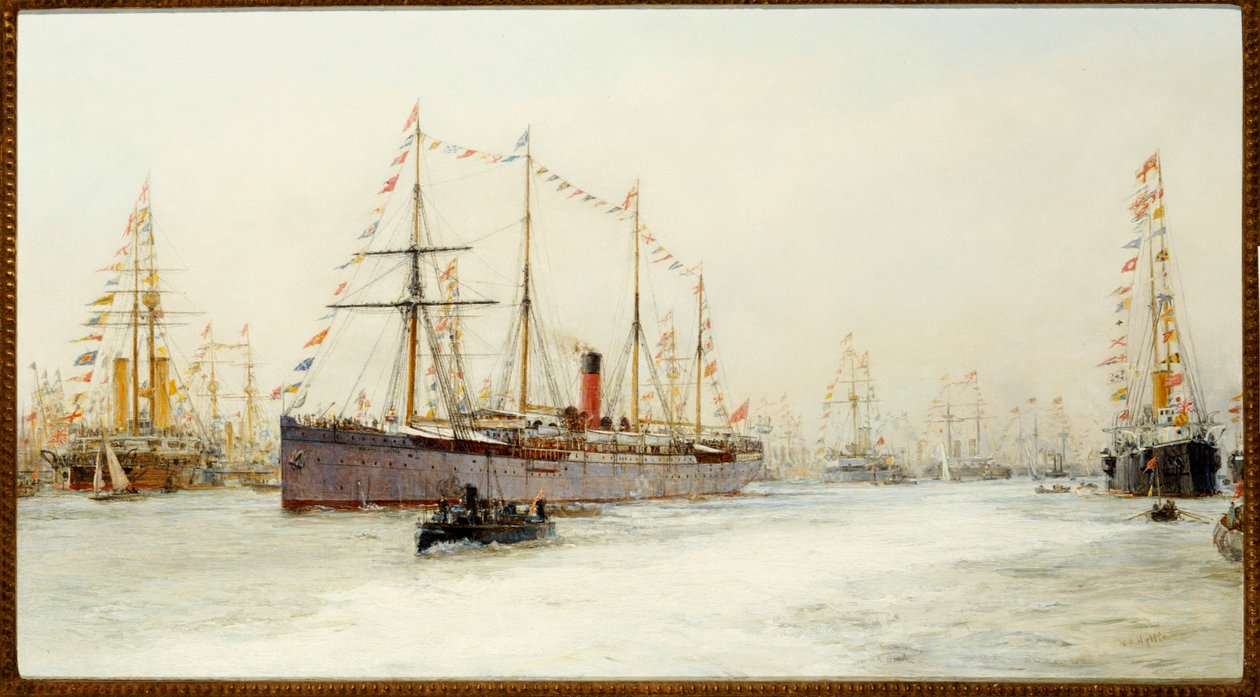 Az 1897-es Gyémánt Jubileumi Szemle alkotó: William Lionel Wyllie