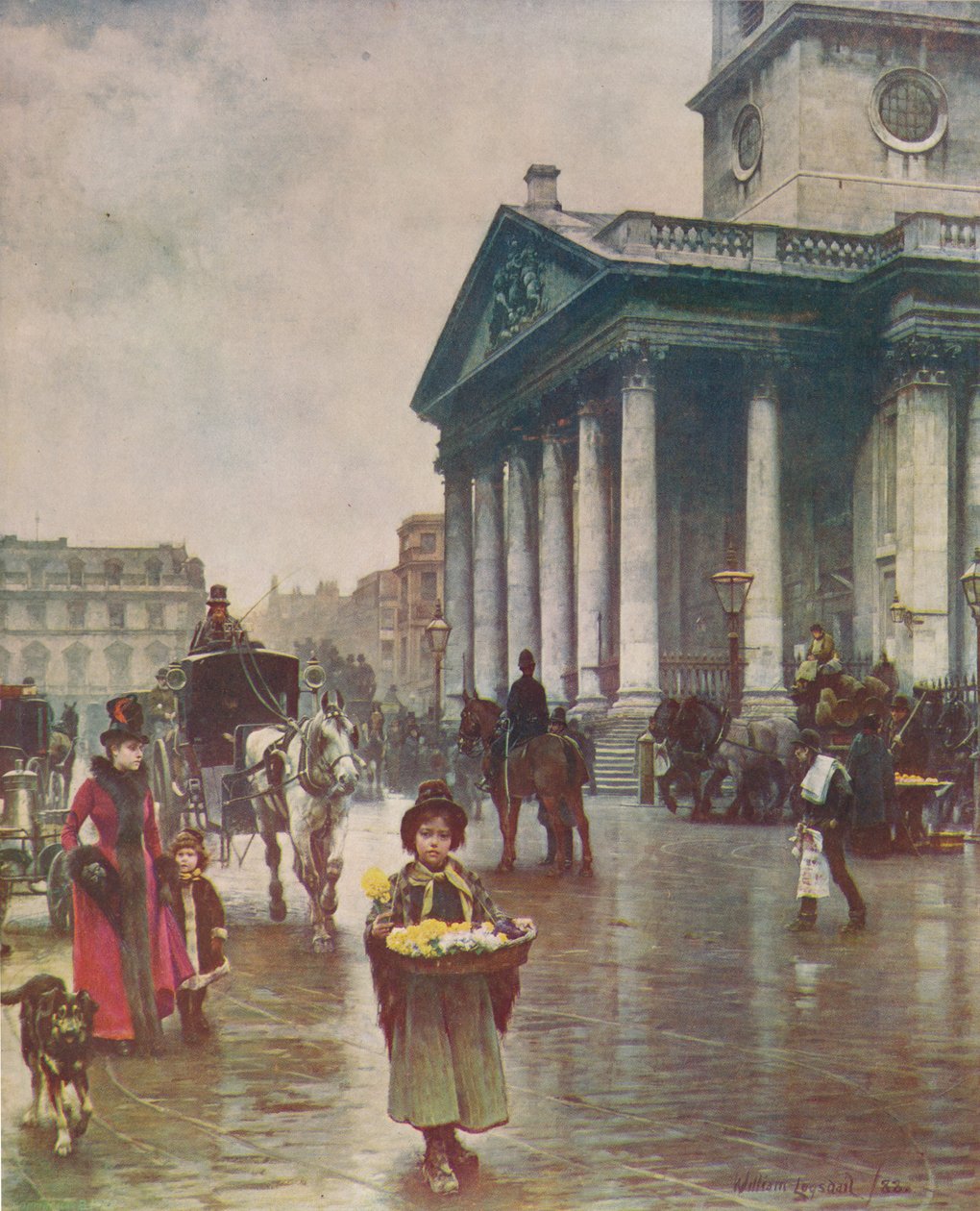 St Martins-in-the-Fields, 1888, c1915 alkotó: William Logsdail