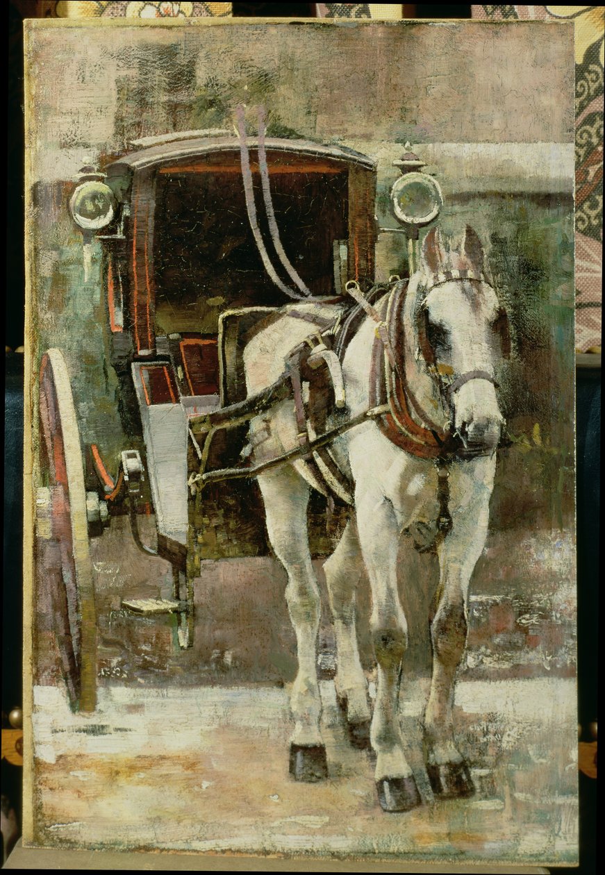 A Hansom Cab alkotó: William Logsdail