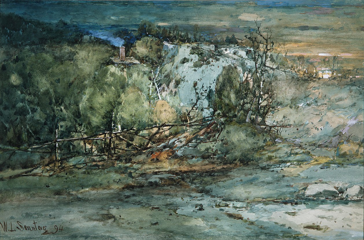 Határkabin, 1894. alkotó: William Louis Sonntag