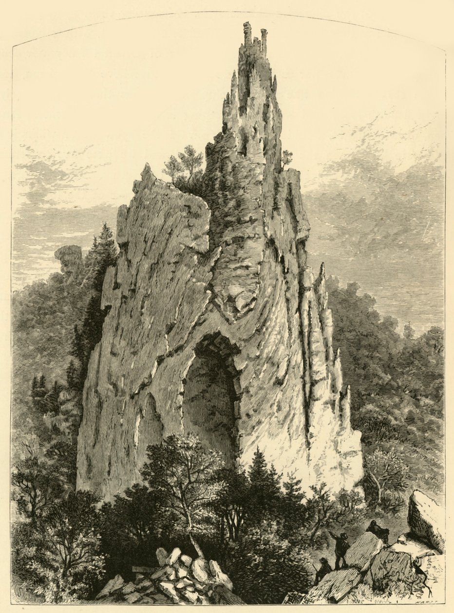 „Cathedral Rock”, 1872. alkotó: William Ludwell Sheppard