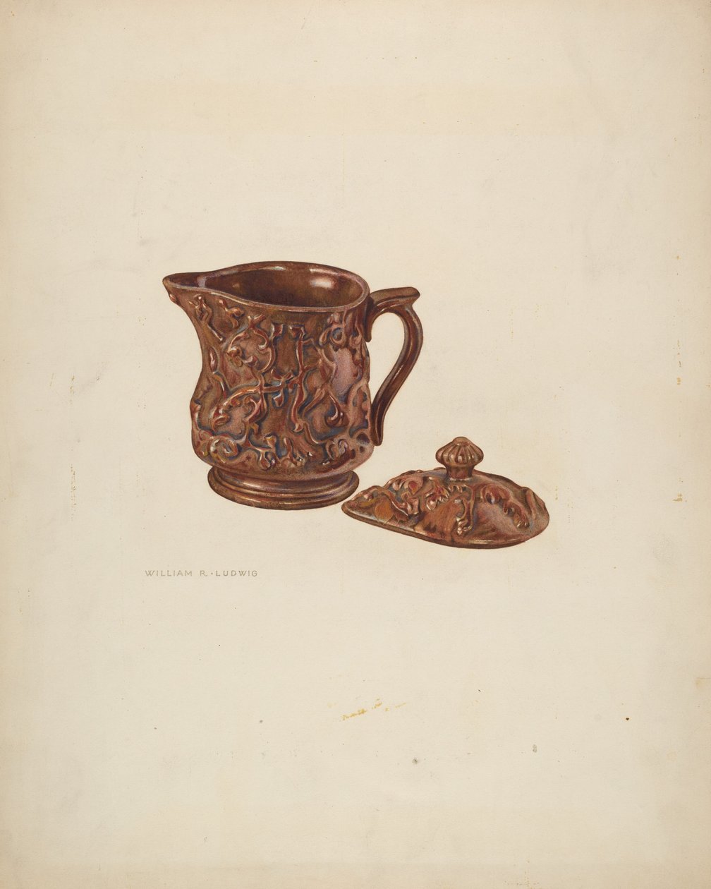 Szirupkancsó, c. 1941. alkotó: William Ludwig