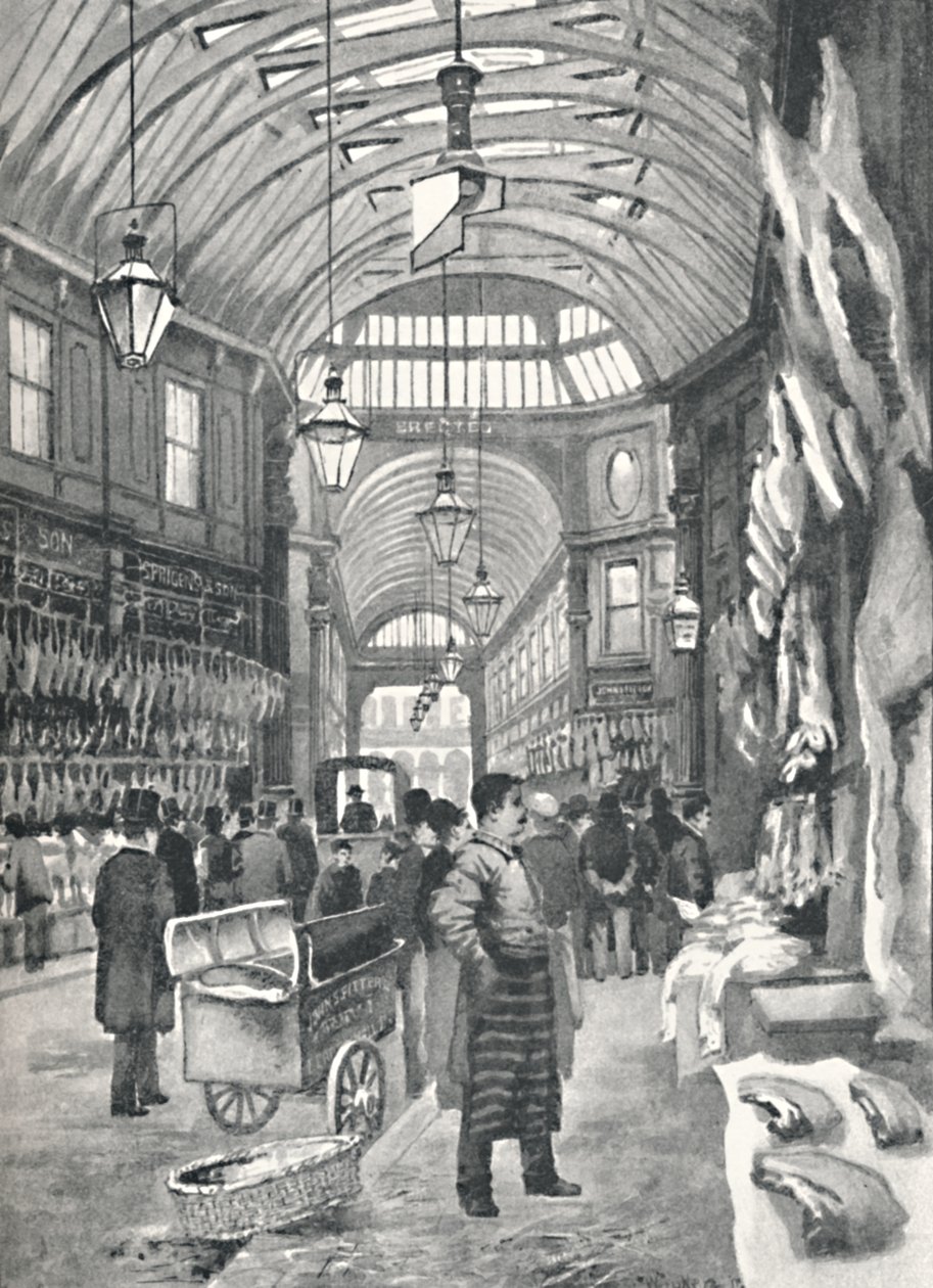 Leadenhall piac, 1891 alkotó: William Luker